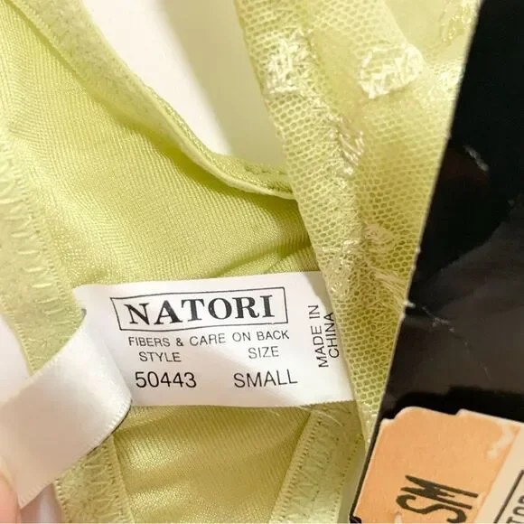 Vintage Lace Thong Panty Lot – Natori & Barely There New With Tags Y2K Lingerie - Picture 8 of 9